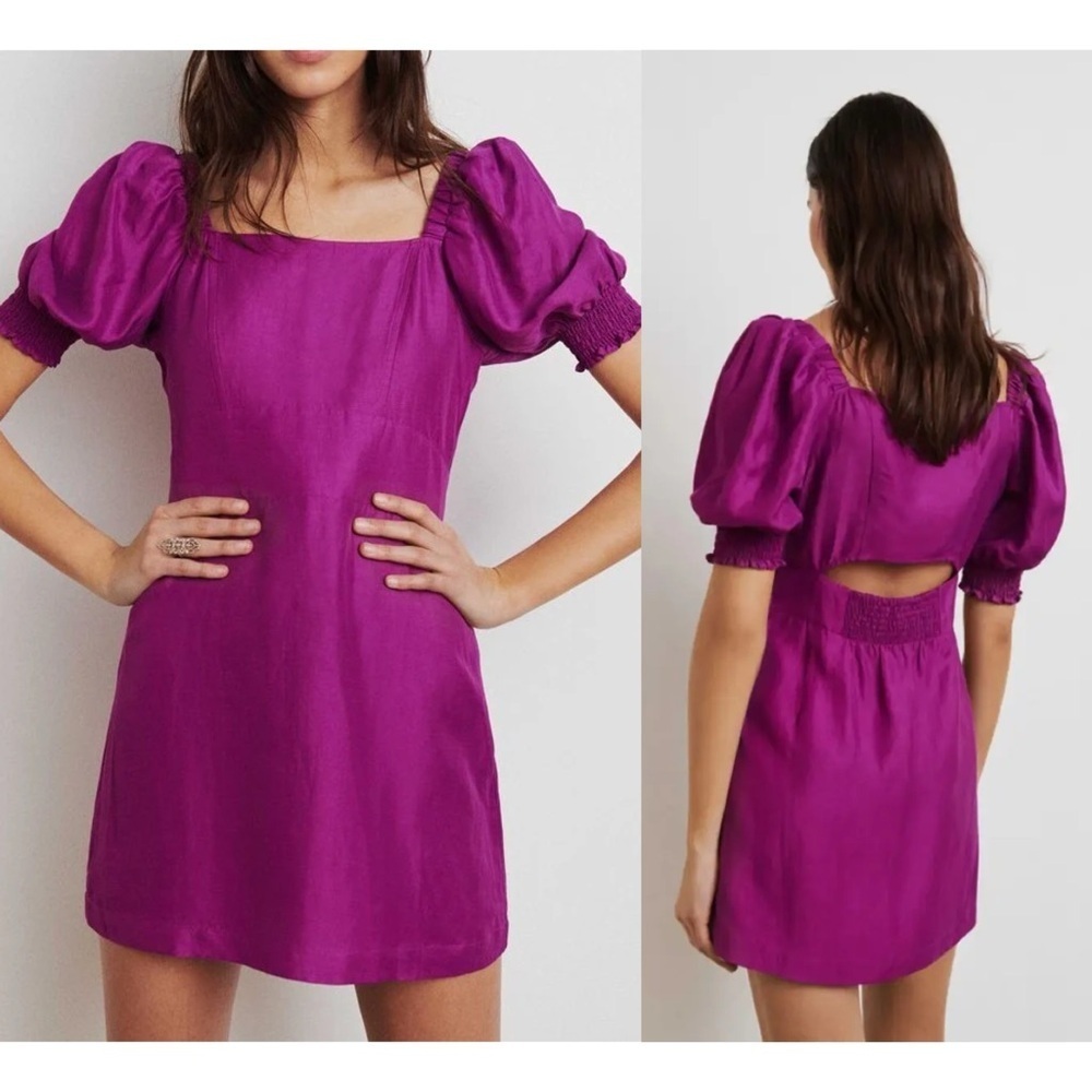ba&sh Robe Palaia Dress in Violet